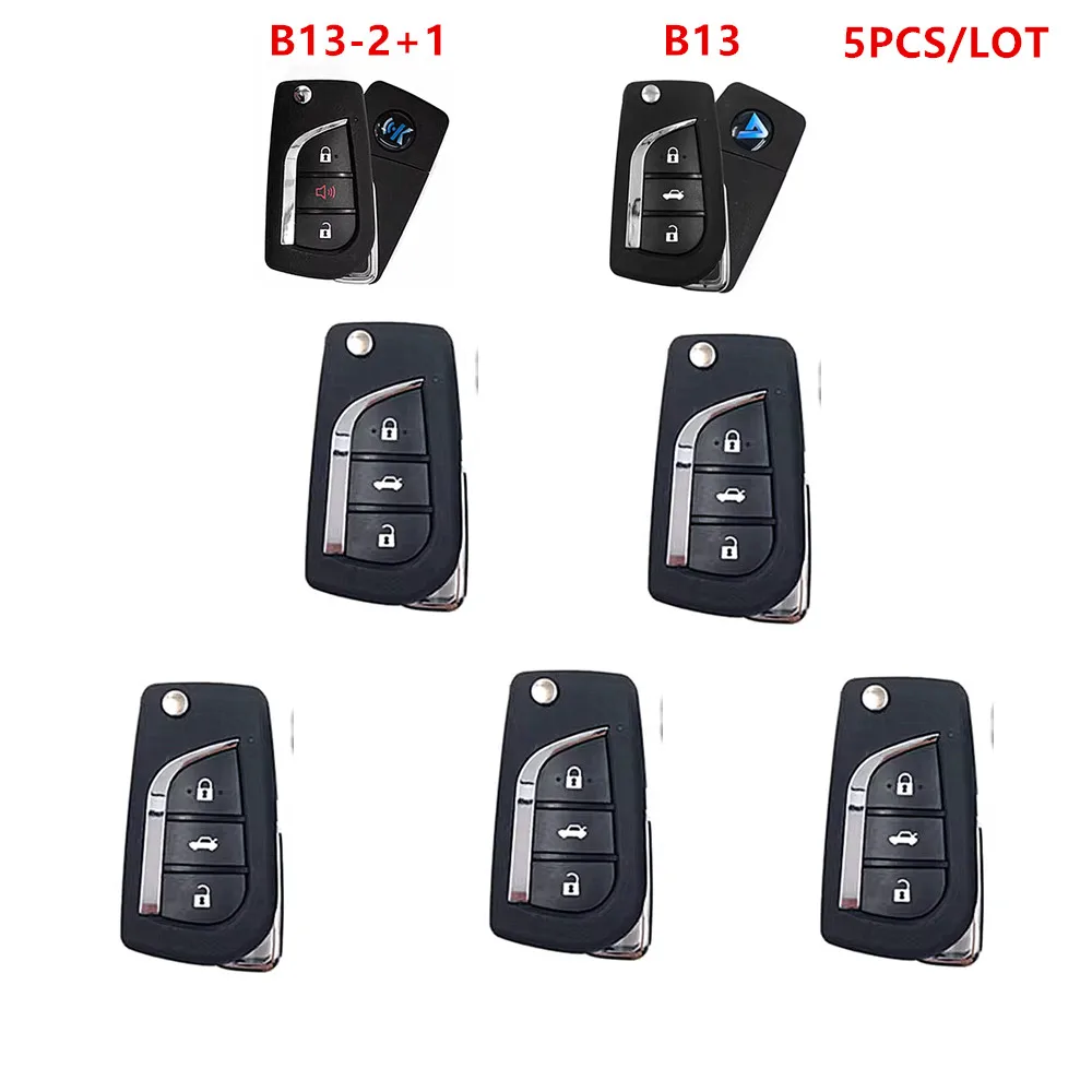 5PCS/LOT B13-2 B13-2+1 b13-3 KEYDIY KD900 B Series Remote Control  Car Key For Toyota Style KD-X2/KD MINI Key Programmer