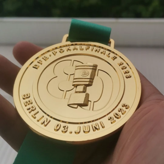 hot sale   2023 DFB-Pokal Final Champions gold Medals The RB LEIPZIG Champions Medal Metal Medals Fan Souvenirs