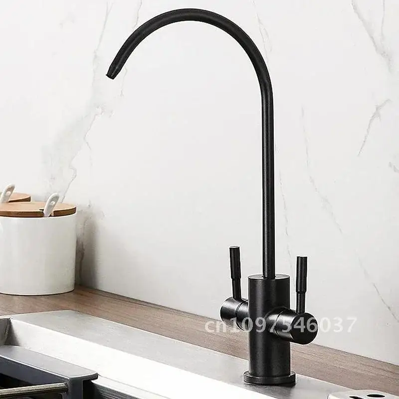 Kitchen Water Filter Faucet Dual Switch Bar Connect Hose Parts 1/4Inch Drinking Direct Osmosis Filters Purifier Tap Sink Reverse