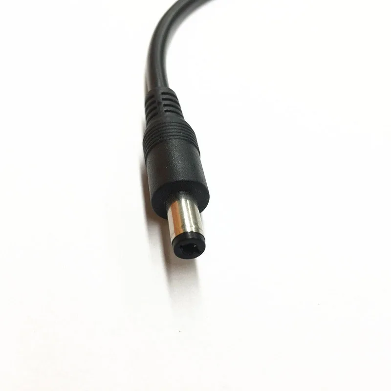 Câble d'alimentation à fourche à courant continu, 5.5 × 2.1mm mâle, câble divisé d'alimentation 600 cc, fil 18awg, alimentation de caméra de surveillance, connecteur d'alimentation LED F1