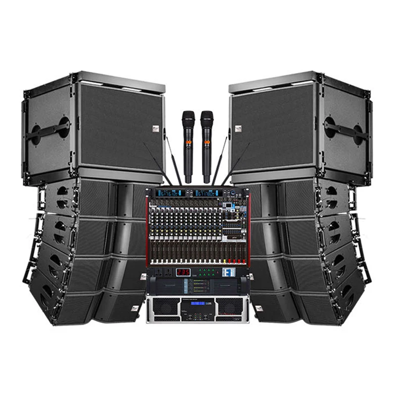 Professional Audio Audio System Line Array Speakers 12 Inch Professional Audio System Sound Line Array DJ Speakers