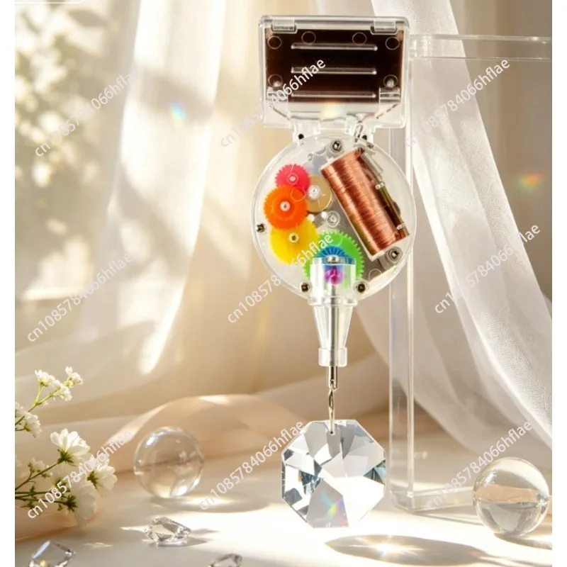 Solar Crystal Rainbow Maker Ornament, Romantic Creative Suncatcher Gift for Couple Birthday