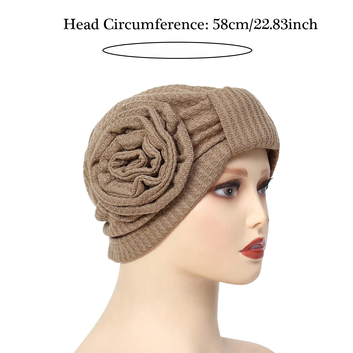 Trendy Muslim Fashion Flowers Women Hijab Caps Instant Headwrap Turban Bonnet Ready To Wear HIjabs Indian Hats