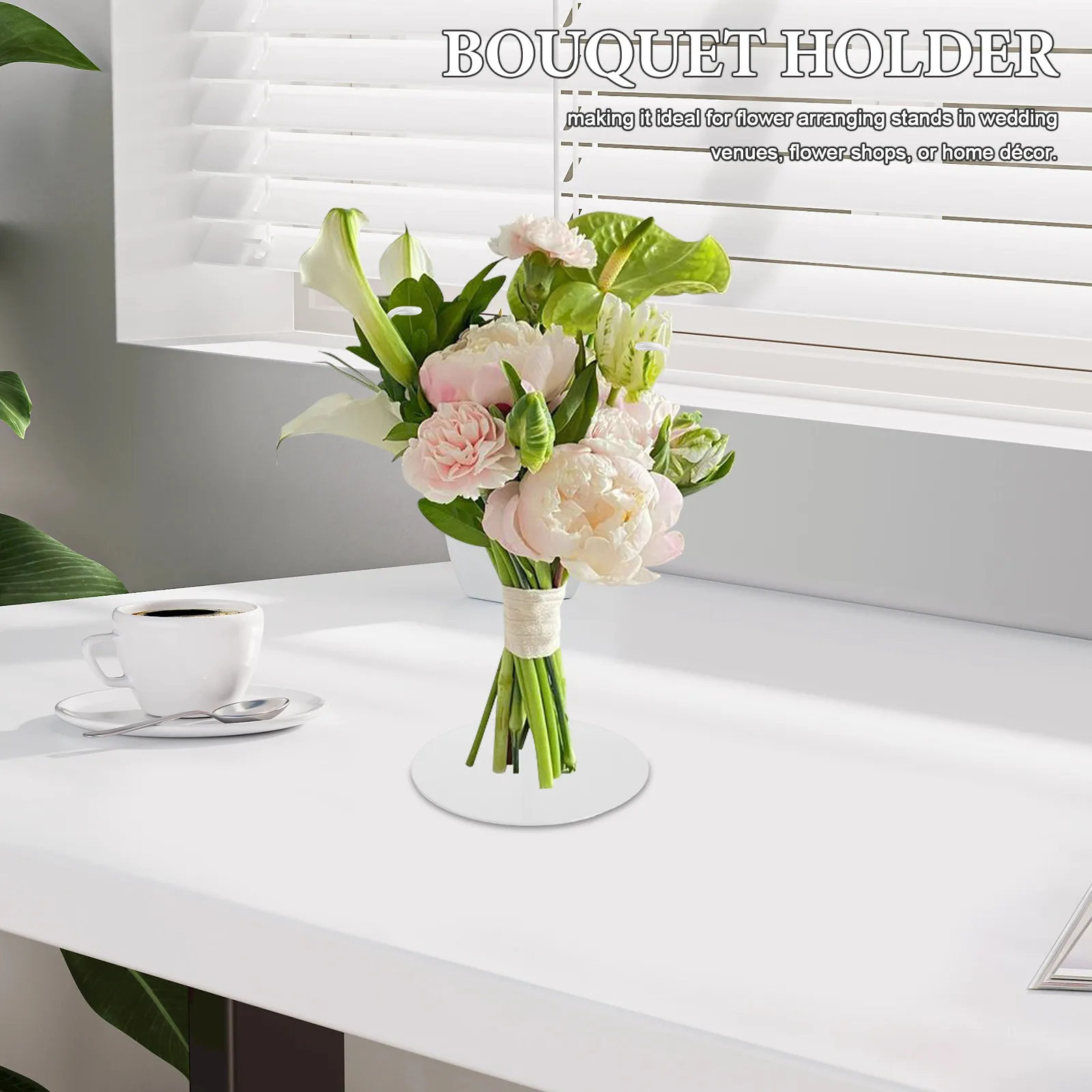 

Professional Flower Stem Support Stand for Bouquet Making Floral Packaging Accessories Wedding Decoration Craft Supply