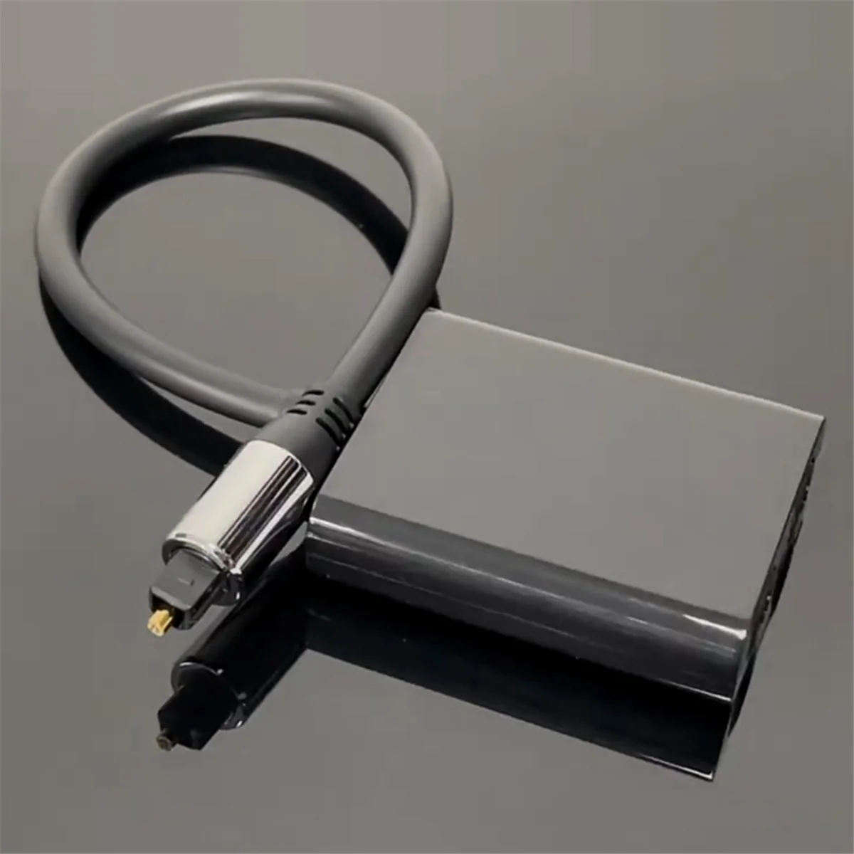 ممتاز! محول كابل الألياف الضوئية 2 في 1 Toslink لمضخم صوت HDTV DVD الرقمي للتلفزيون، منفذ ألوان زاهية