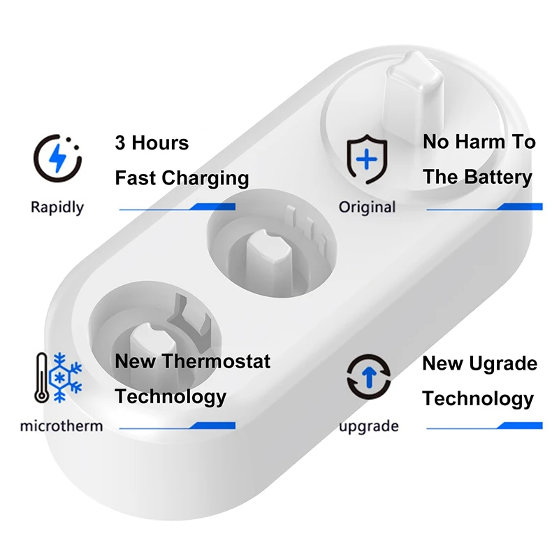 

Сменная база зарядного устройства для электрической зубной щетки, индуктивное зарядное устройство для зубной щетки Oral B D12/D16/D100/P4000/P2000/PRO/IO3/IO5