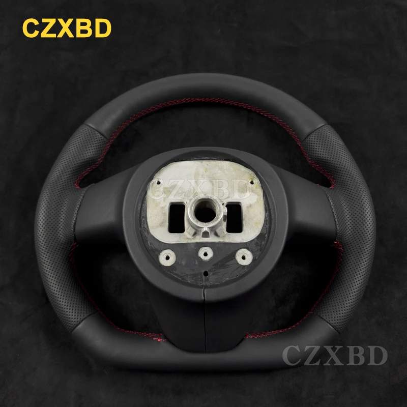 Fit For Tesla Model S Model X 2022 2023 2024 Black Leather Steering Wheel High Quality Customized