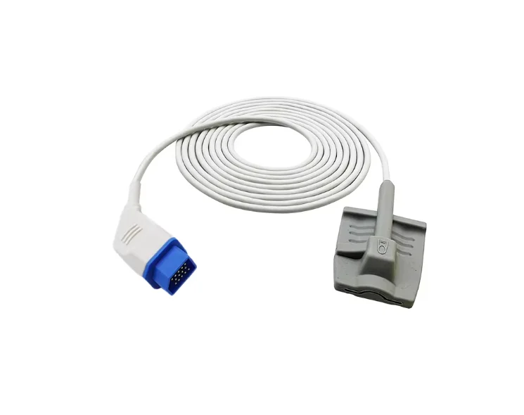 Compatible with Japanese photoelectric PVM-2701 BSM-2301 2351 ECG monitor 14 pin SPO2 blood oxygen probe