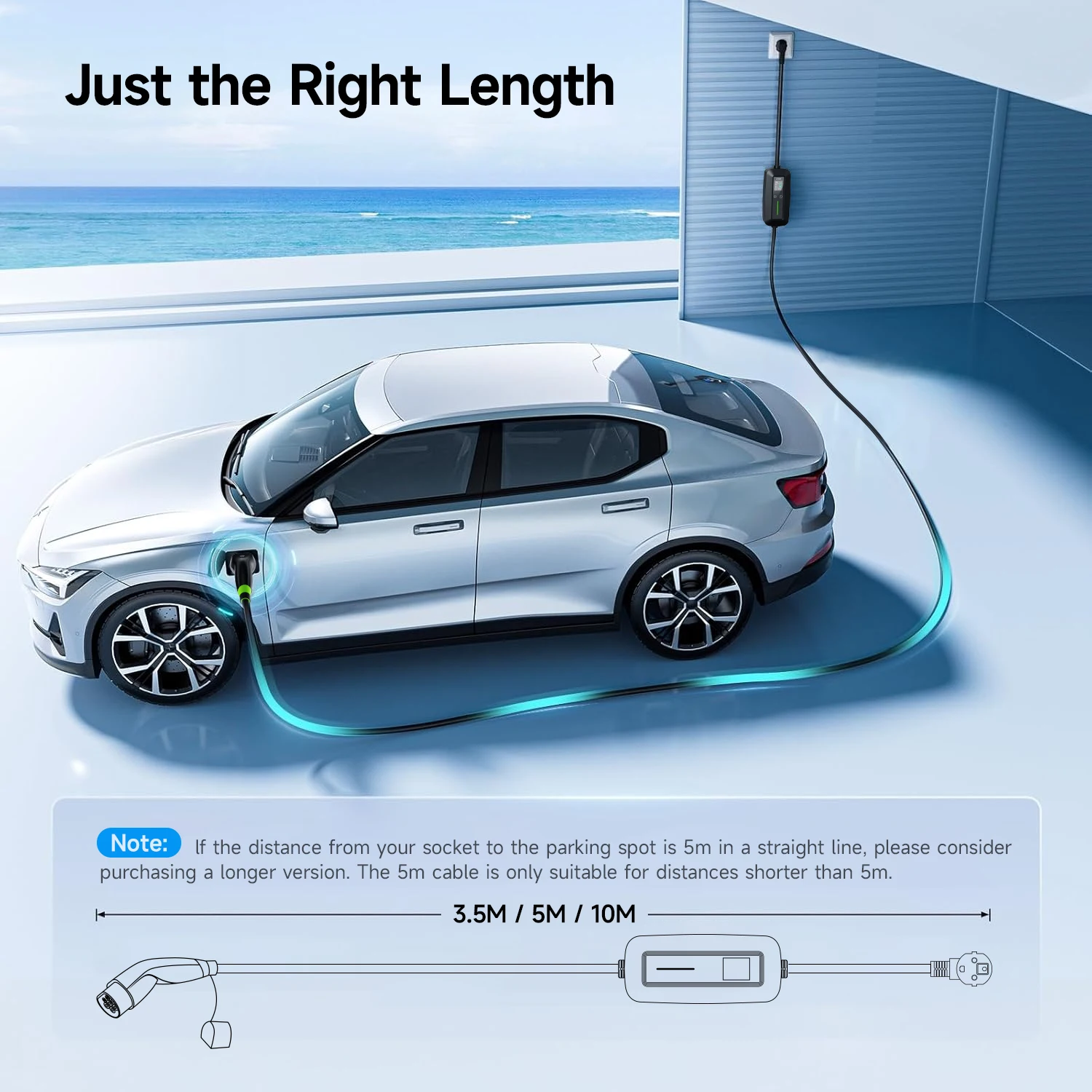 AFYEEV 16A المحمولة Type2 IEC62196-2 شاحن سيارات كهربائية 3600 واط Type1 SAE J1772 شاحن سيارة كهربائية GB/T EVSE كابل شحن صندوق الحائط #4