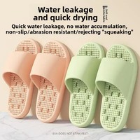 New Eva Bathroom Bathing Silent Men's Women's Slippers Breathable Anti-Slip Home Indoor Sandals