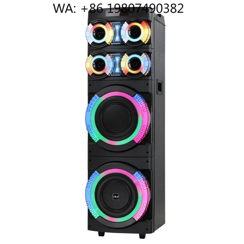 Powerful Portable Trolley Speaker Built-in Wireless Connection Heavy Bass Stereo Sound Outdoor Party OEM ODM Audio Box
