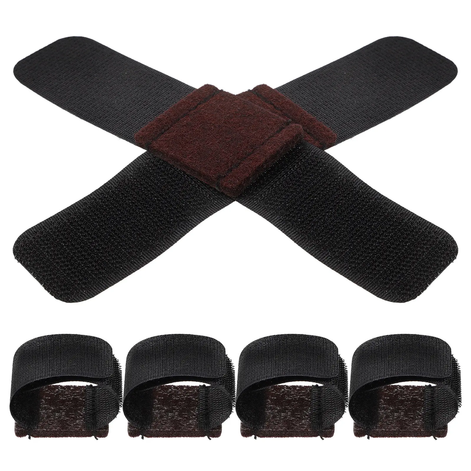 6Pcs Furniture Pads Felt Straps Non Slip Home Floor Protectors Chair Leg Pads Hardwood Floor Protection Home Supplies