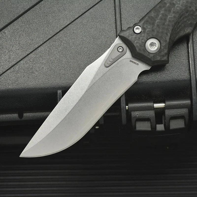 New Kesiwo M390MK Blade Carbon Fiber Handle EDC Outdoor Hunting Folding Knife Camping Fishing Hiking Survival Pocket Knife