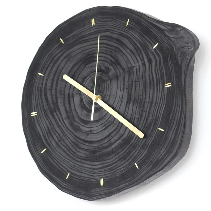 #Wooden Elegant Premium Wall Clock Large Unique Design Classic Style Wall Clock Bedroom Modern Orologio Parete Bedroom Stuff