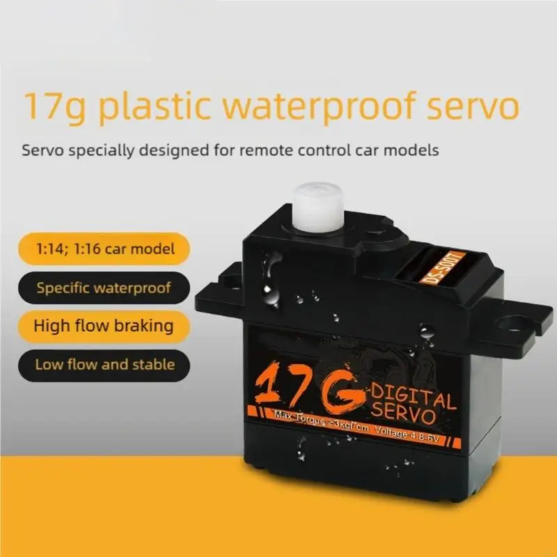 

Водонепроницаемый пластиковый сервопривод 17 г с высокой точностью управления углом для игрушечных моделей автомобилей и с A2UB