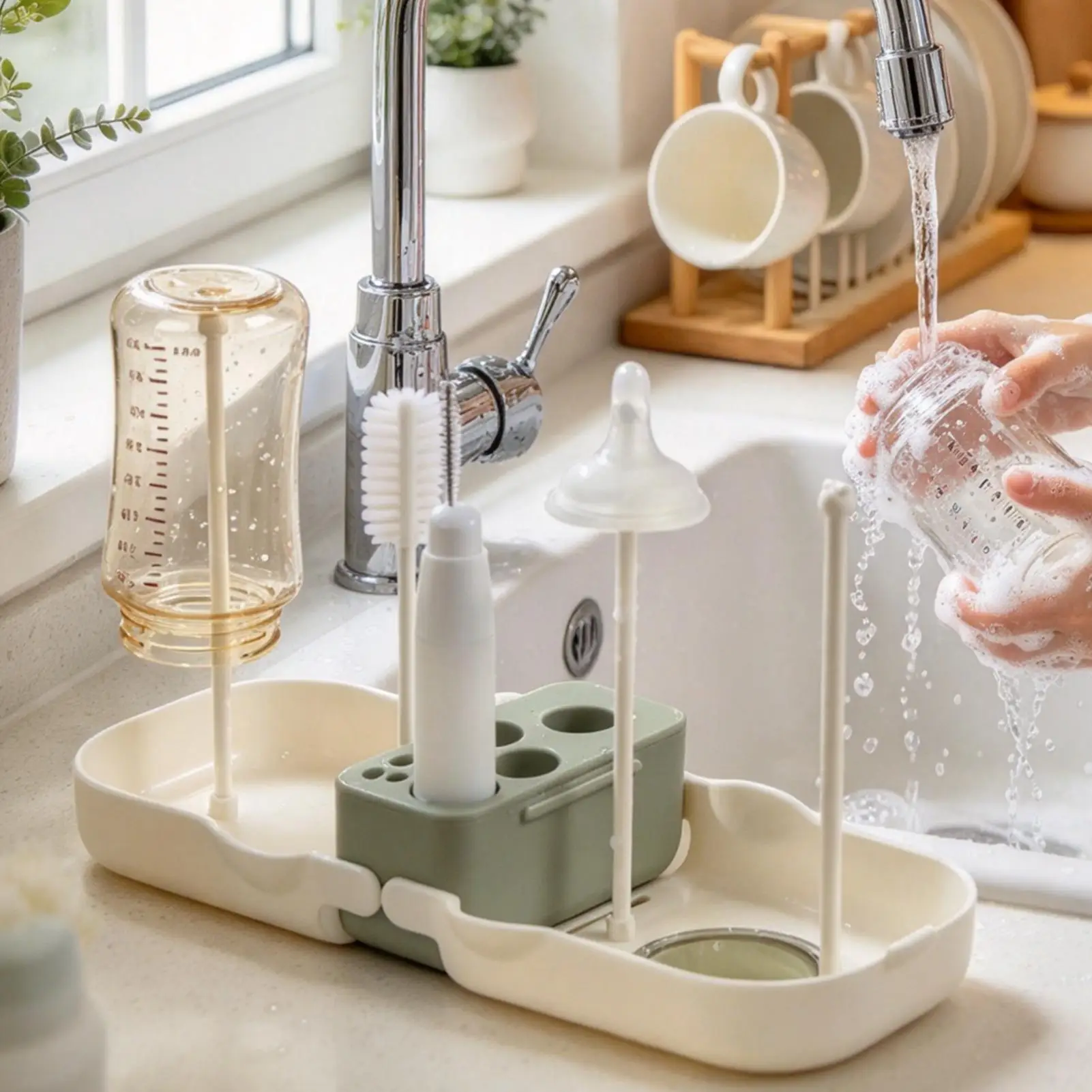 travel-bottle-cleaner-kit-portable-silicone-washer-with-soap-dispenser-travel-bottle-cleaner-brush-kit-for-home-picnic-camping