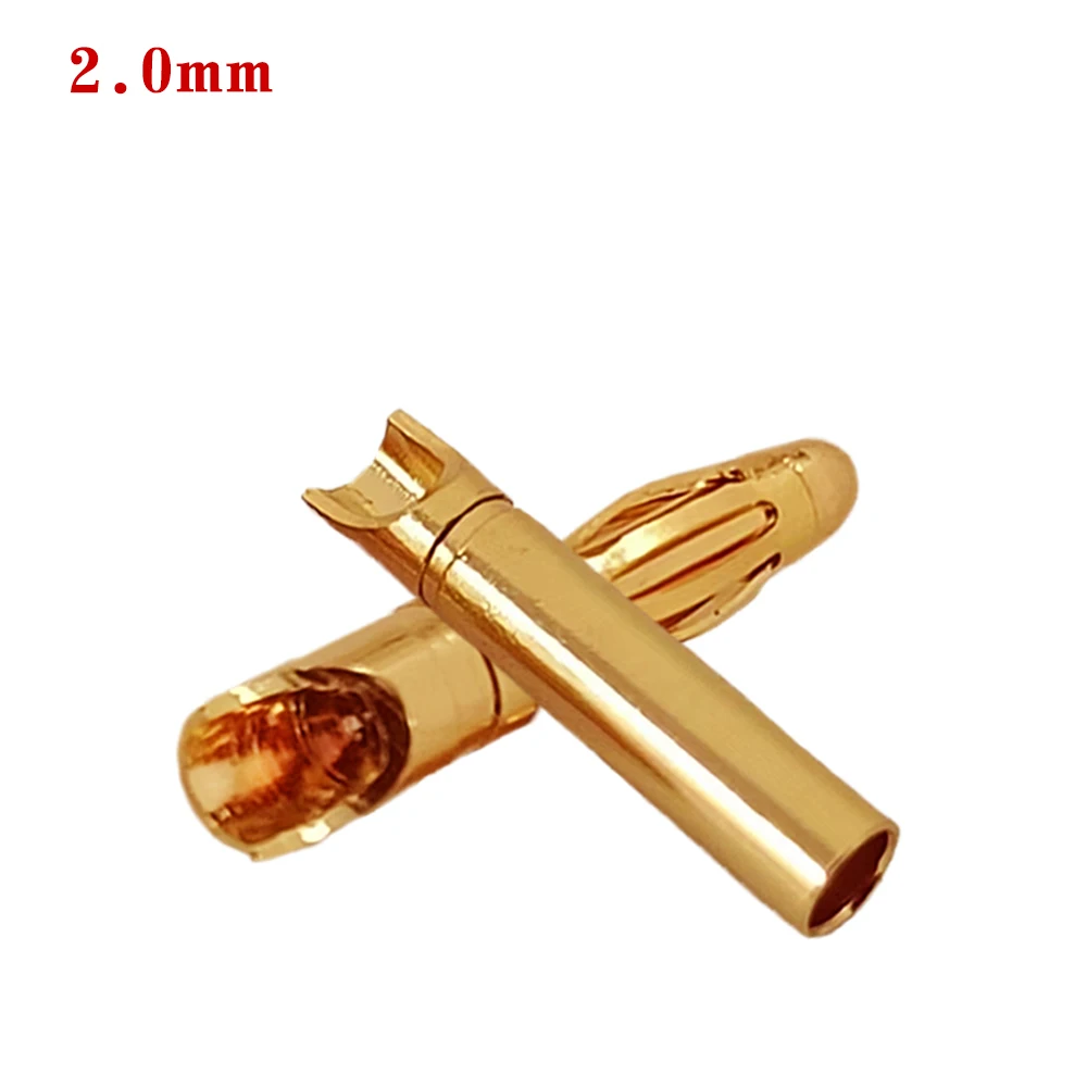 2.0mm、3.5mm、4mm、5.5mm、6mm、8mmのバレットバナナプラグ金メッキオス・メスコネクタ（RCモーターESCアクセサリー用）を大量に仕入れる