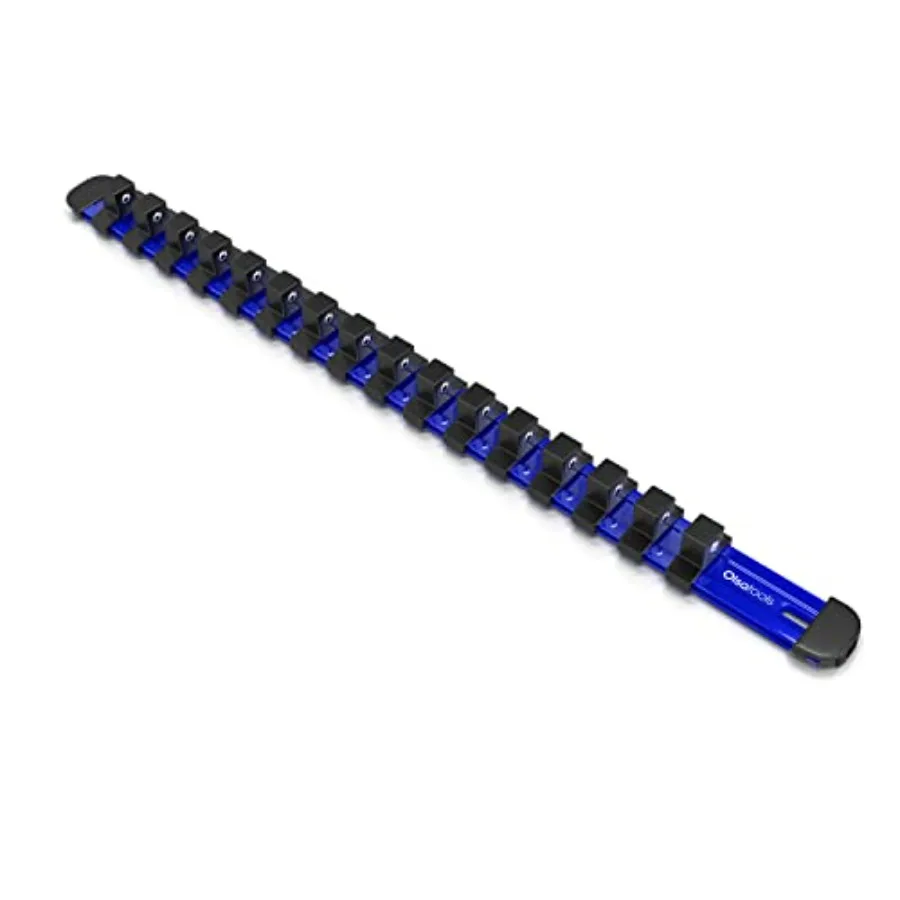

Aluminum Socket Organizer with Locking End Caps - Professional Quality Socket Holder - - PART 1174