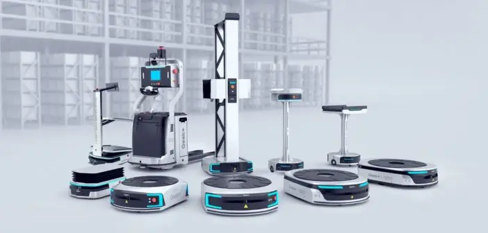 Robot Logistique Intelligent P500 pour Geek, Voiture AGV, pour Entrepôt d'Usine