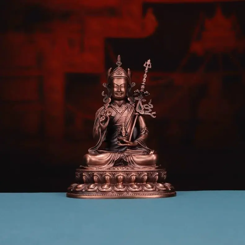 Tibetan copper Sakyamuni Green Tara Rinpoche boutique small Buddha statue tabletop offering decorative ornament 3 inches
