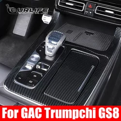 For GAC Trumpchi GS8 2021 2022 2023 2024 2025 Accessories Car Carbon Color Interior Decoration Cover Stickers ABS Accessories