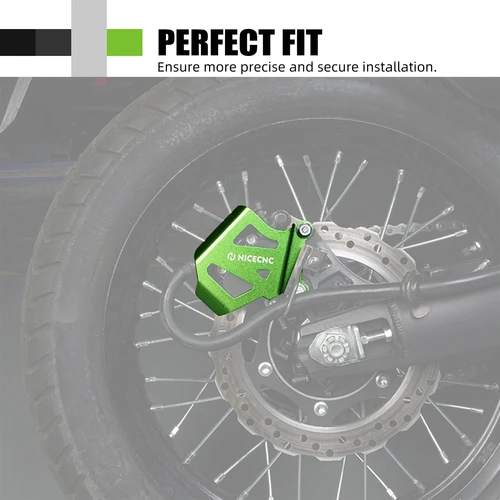 Imagen 1 del producto NICECNC para Kawasaki KLR650 KLR 650 2008-2024 2023 2022 2021 2020 2019 Protector de pinza de freno trasero de motocicleta