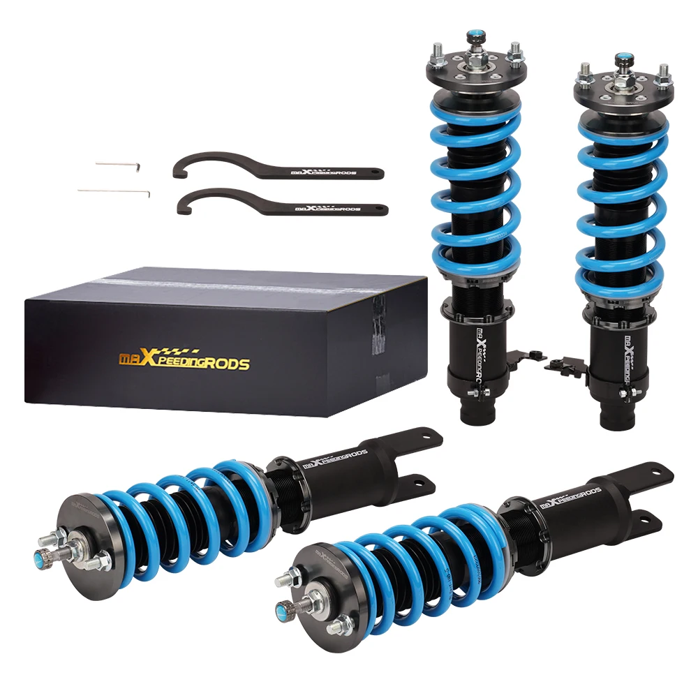 MaXpeedingrods Adj. Damper Coilover Coil Spring Strut For Honda Civic EC ED EE EF EK EG EJ EM Acura Integra DA DB