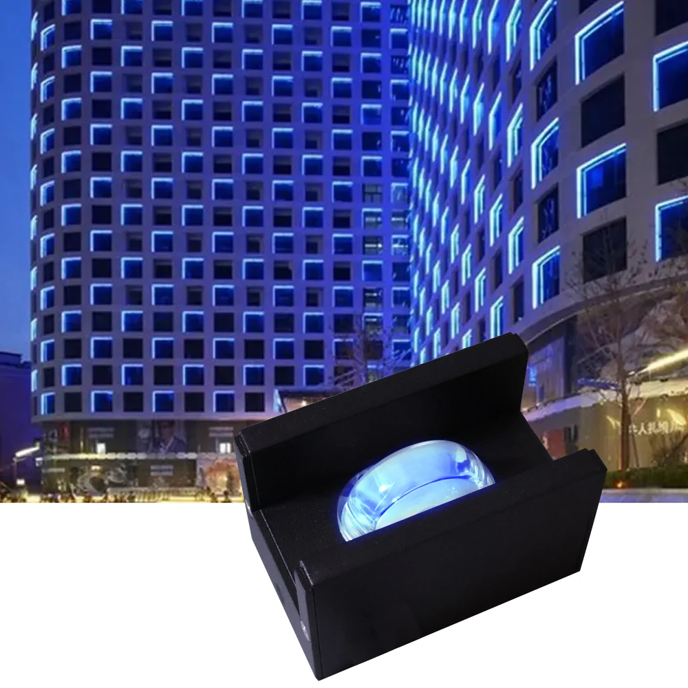 

12W Blue Sill Light Outdoor Waterproof Wall Light Corridor 360-degree Light Door Frame Led Spotlights