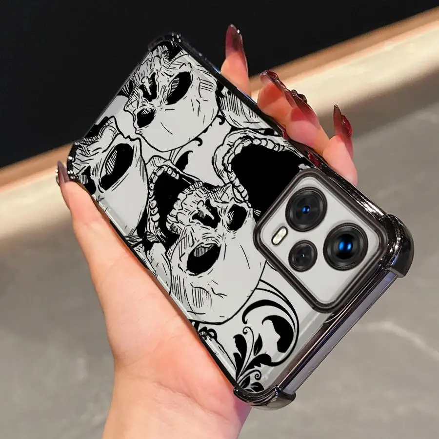 حافظة هاتف لهاتف Redmi Note 9S 10 Lite 11 12 13 10 Pro 14 Pro Plus 11s 10s غطاء ناعم جمجمة رائعة مرعبة #5