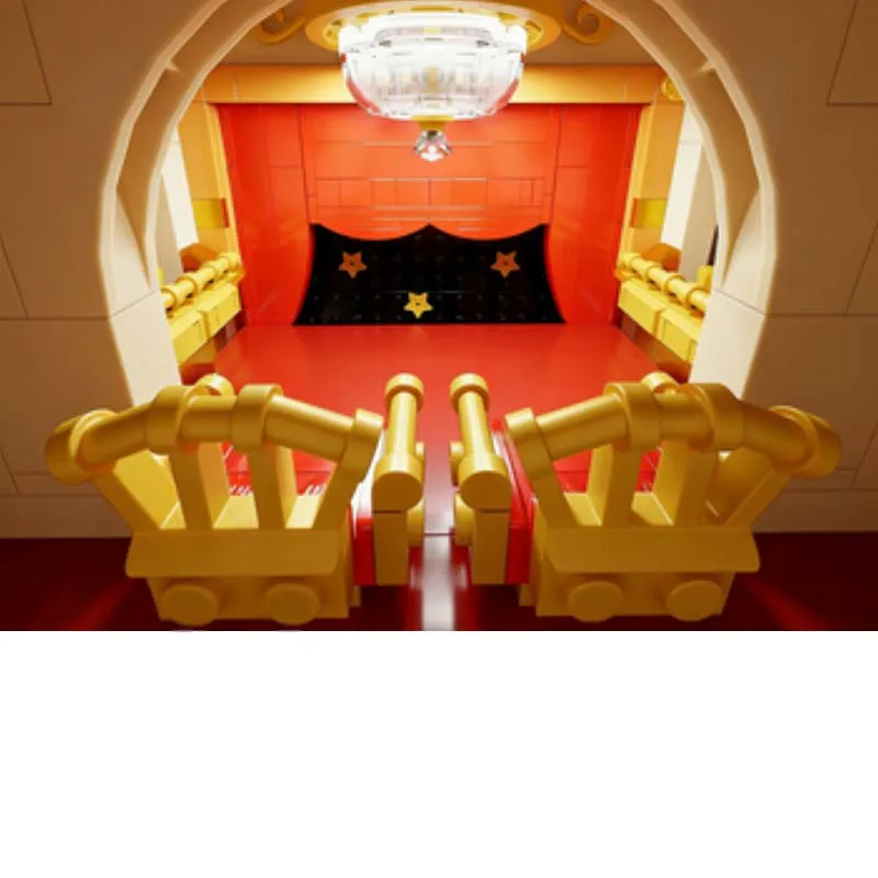 3253-teiliges Modulares Opernhaus-Bausatz, Anpassbares Modulares Baustein-Set, Kreatives Design, Lehrreiches DIY-Festivalspielzeug-Geschenk