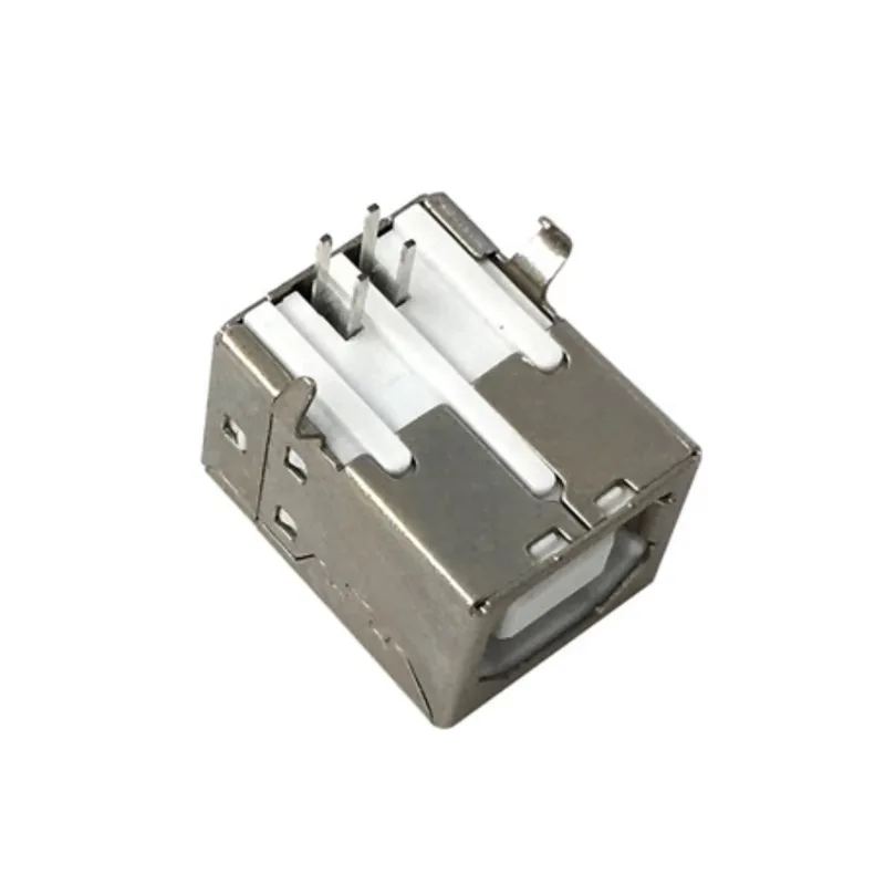 USB 2.0 Electronic Connector Type B  Female  90⁰   Bend Pin Square Port D-port Printer USB Interface/Data Interface