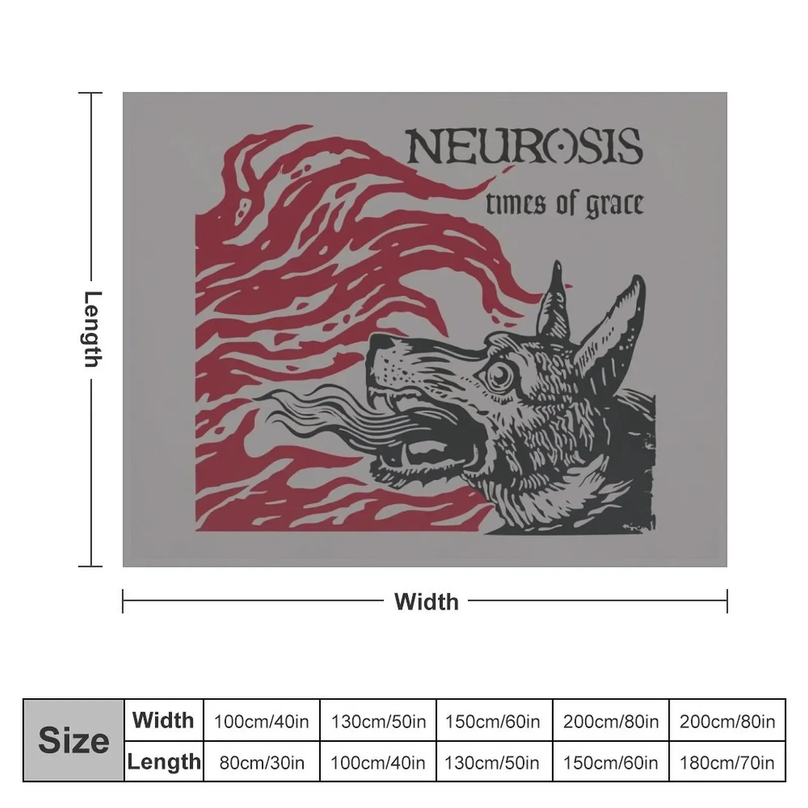 Neurosis: Times of Grace Throw Blanket warm winter Shaggy Summer Blankets