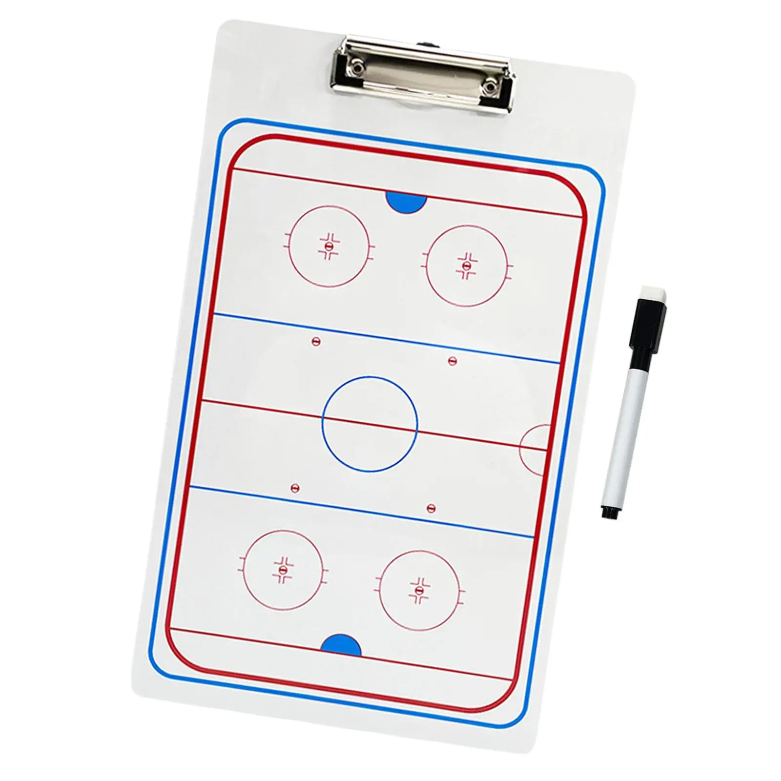 아이스 하키 전술 코칭 보드 안내 교육 도구 심판 전술 보드