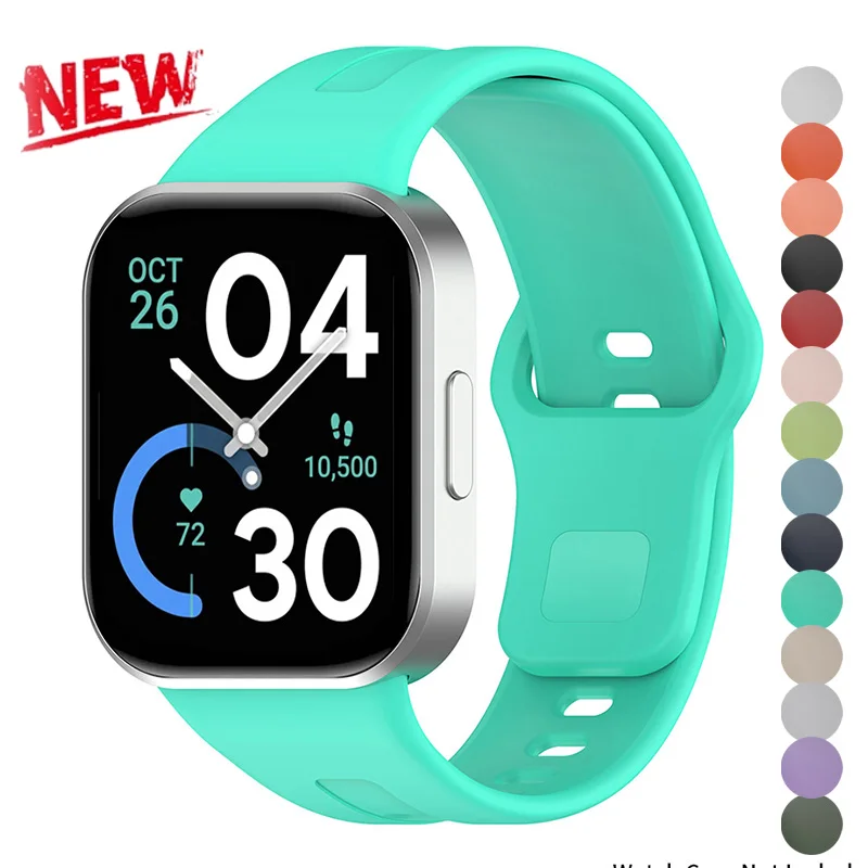 Silicone Strap For Redmi Watch 4 5 6 SmartWatch WristBand For Xiaomi Mi Band 10 9 8Pro Bracelet Band Watchband Sport Accessories