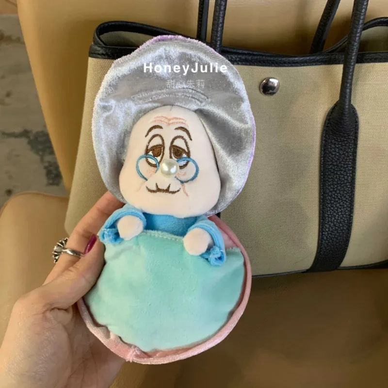 

Cartoon Peripheral Oyster Baby Series Plush Doll Girl Bag Pendant Oyster Grandma Can Open and Close Pearl Chain Keychain Gift