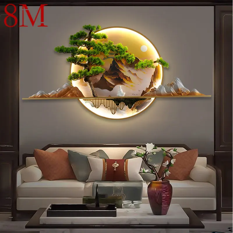 chines criativo paisagem mural sconce lamp imagem moderna luz de parede lampada led para casa sala de estar estudo decoracao do quarto 8m 01