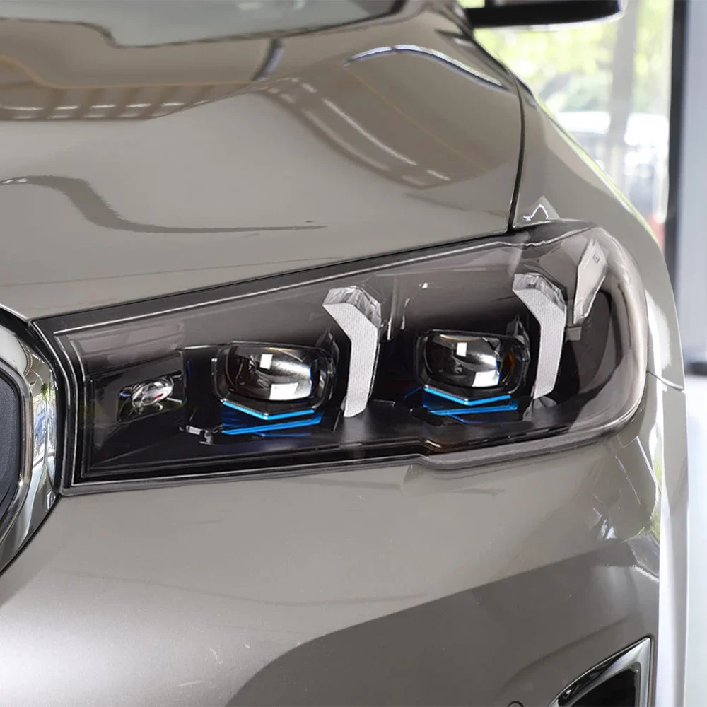 

For Bmw 5 Series G30 G38 2018-2023 Car Headlight Assembly Upgrade 25 Year Styling G68 Fangs Style Led Projector Lens Accessories