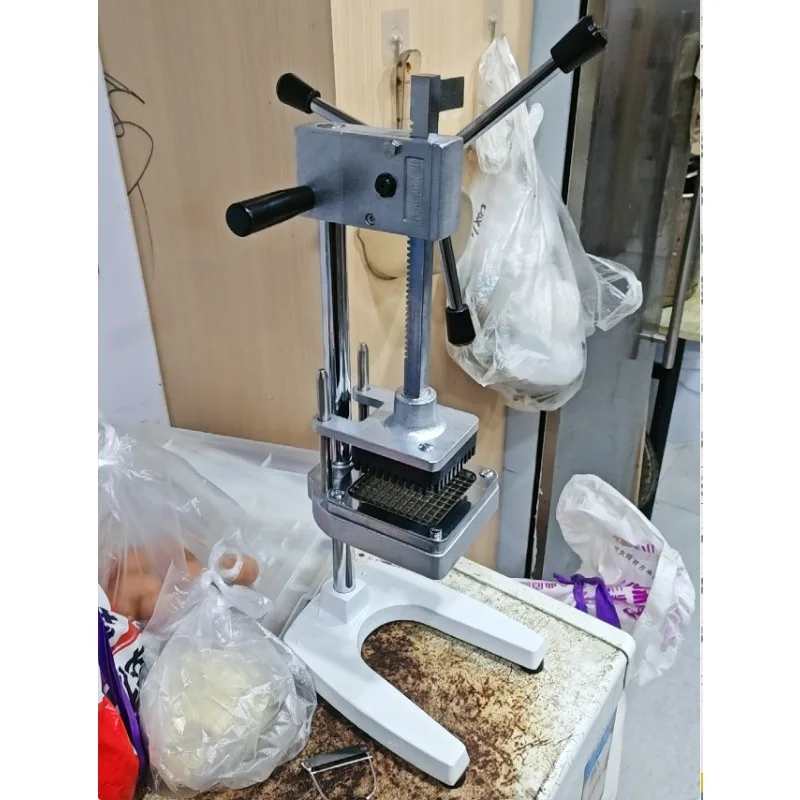 Manual Vertical French Fry Cutter Potato Slicer Commercial Vegetable Stick Maker Dicer