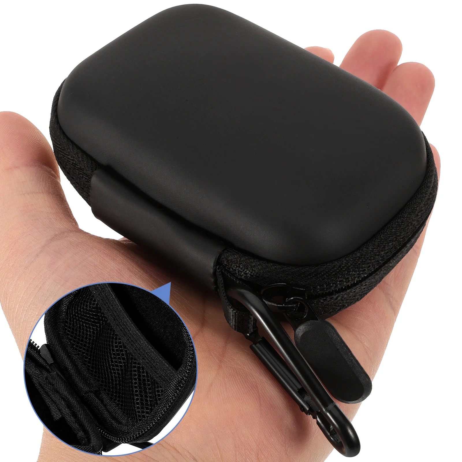 

Сумка для хранения измерителя кислорода в крови, прочный чехол на молнии для путешествий, бизнеса, домашнего использования, противоударный многоцелевой чехол для переноски на кончике пальца