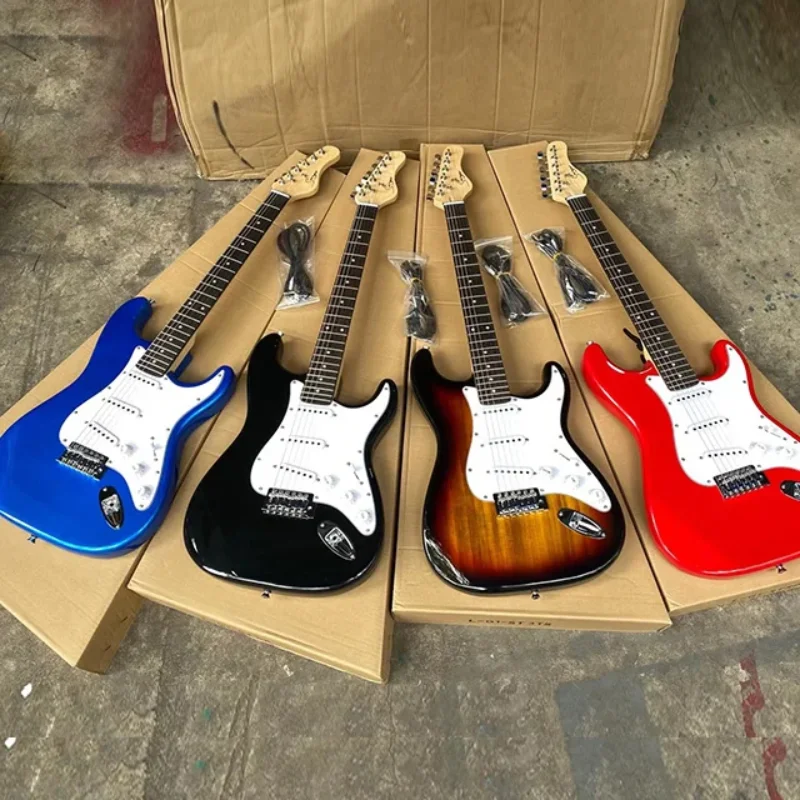 High End L-G1-ST SMIGER Cheap Price Custom Electric Guitar 22 Frets ST Guitar Set with Amplifier