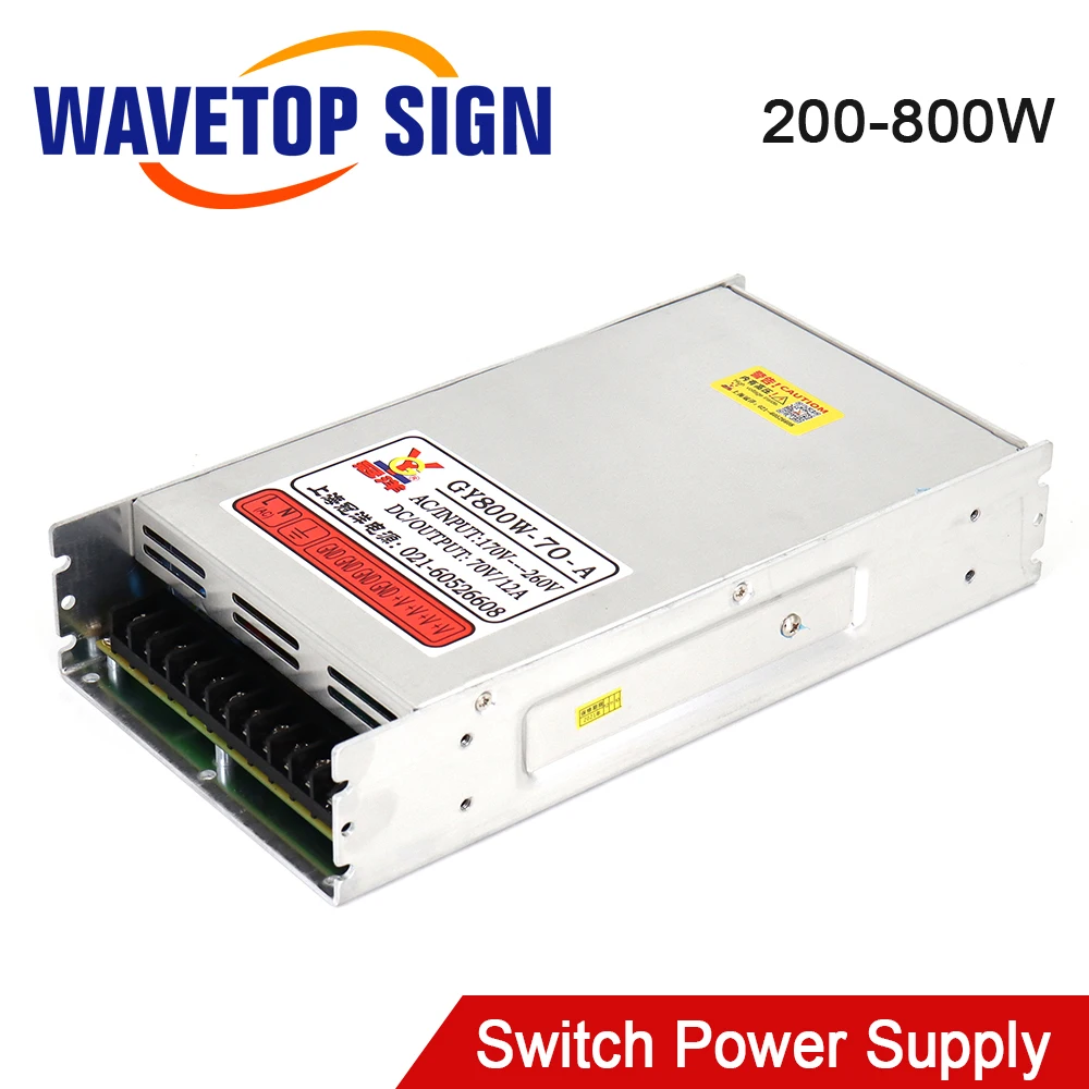 

SignkoRay Switch Power Supply 200-800W Output DC5V 3A 24V 3A 46V 11A for Co2 Laser Cutting and Engraving Machine