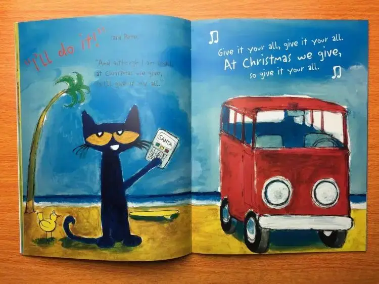 Pete The Cat Libri illustrati Bambini Neonati Storie famose Imparare storie in inglese Set di libri per bambini Regali per la lettura della buonanotte per Bab