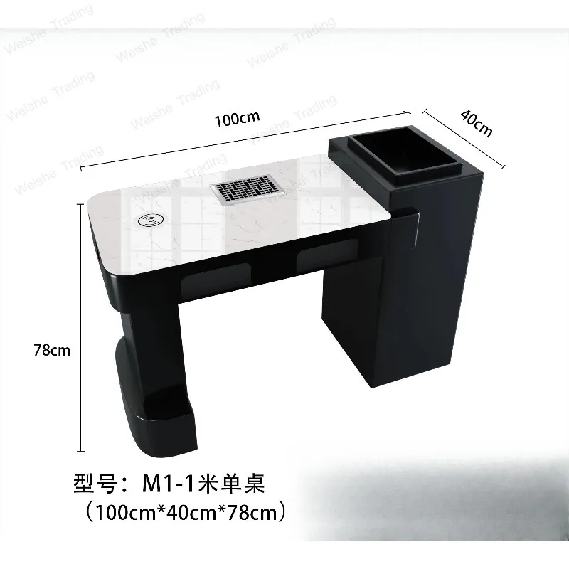 Unique Trendy Nail Table Professional Modern Cute Multifunctional Nail Table With Dust Collector Premium Table Ongle Furniture
