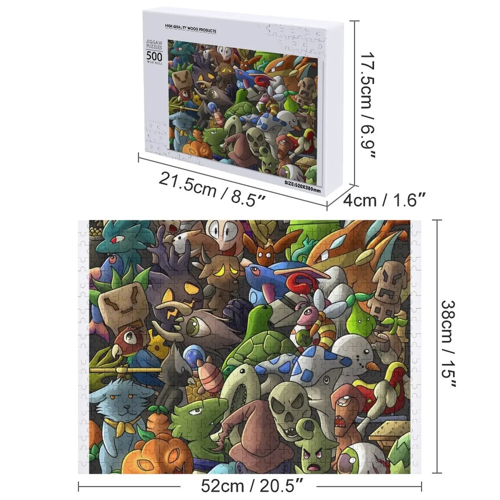 ALLE TERRARIA PETS- Digitale puzzel gepersonaliseerd voor kinderen Aangepaste houten Iq aangepaste kinderpuzzel