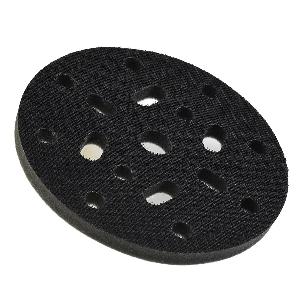 1/2pcs 6 Inch 150mm Interface Pad Dry Mill Soft Joint Sponge Sandpaper Cushion 6-inch 17-hole Multi-function For Sanding Pads