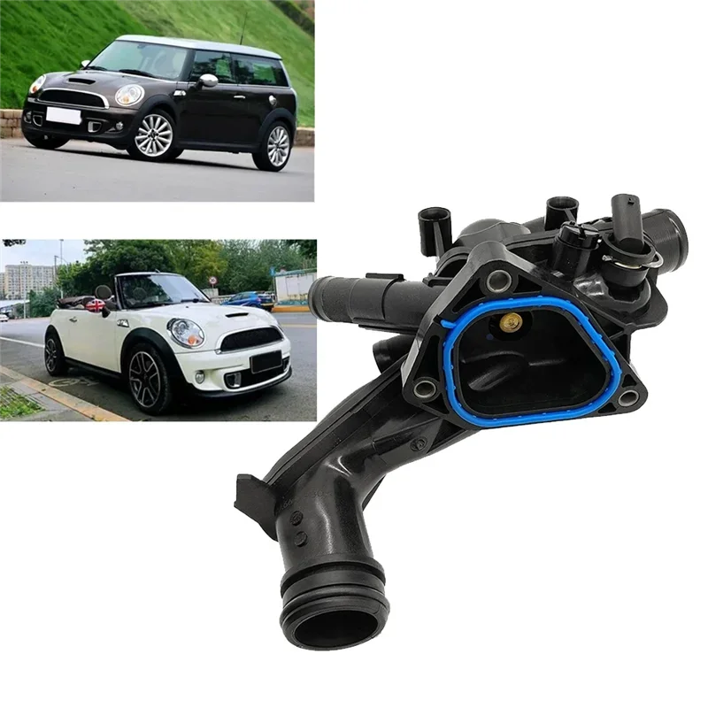 FOR Conjunto de carcasa del termostato del refrigerante motor 11538674895 para Mini R55 R56 R57 R58 R59 R60 Cooper 2011-2016 N16