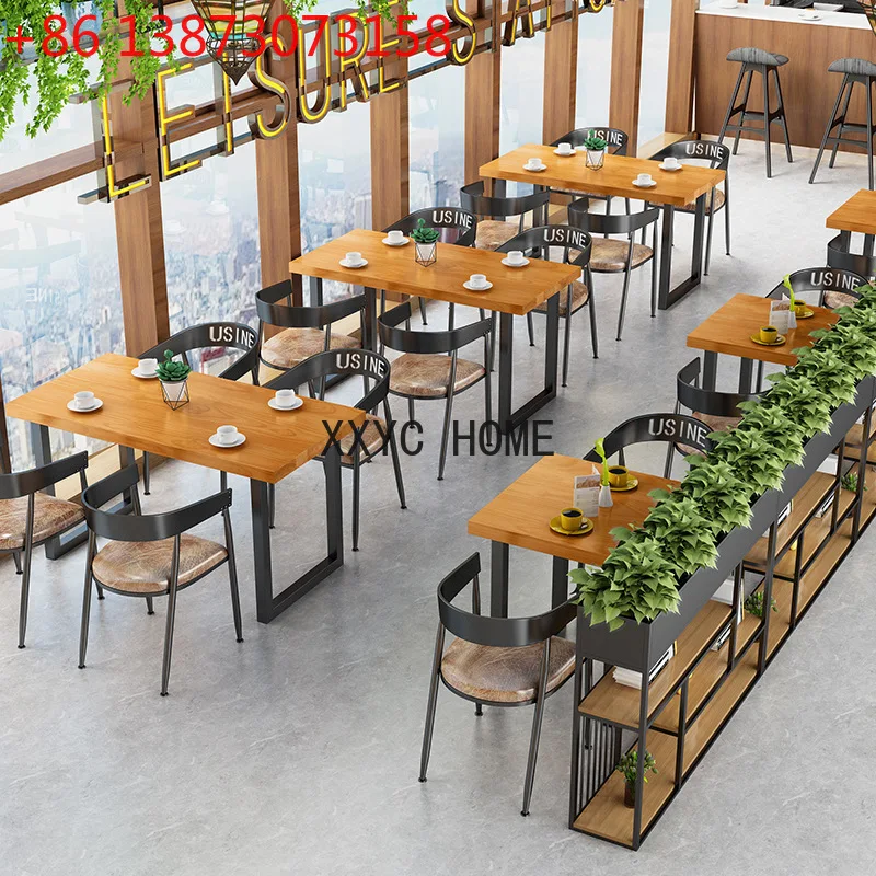 

Обеденный стол из цельного дерева для кафе-ресторана