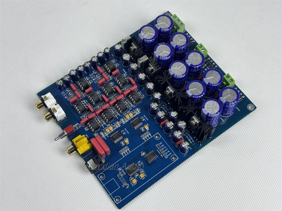 PCM1794+AK4113 Decoder DAC (Supports Fiber Optic.Coaxial USB input AK4113VF JRC5532  NE5534