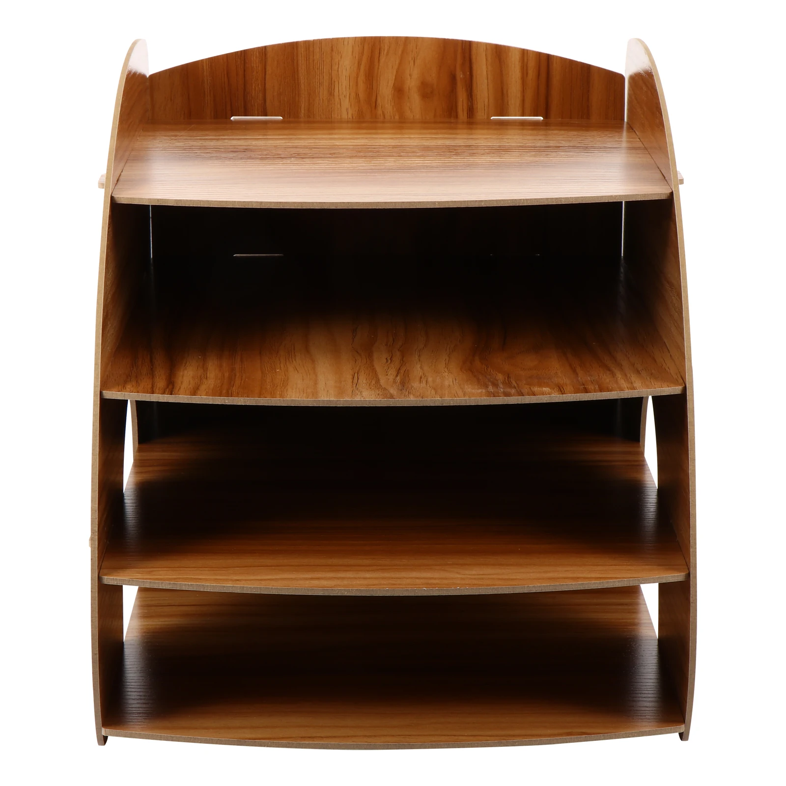 

Wooden Desktop Organizer Storage Rack Corrosion Resistant Multi-Layer Storage Box Office Paper File Holder Paper File Organizer