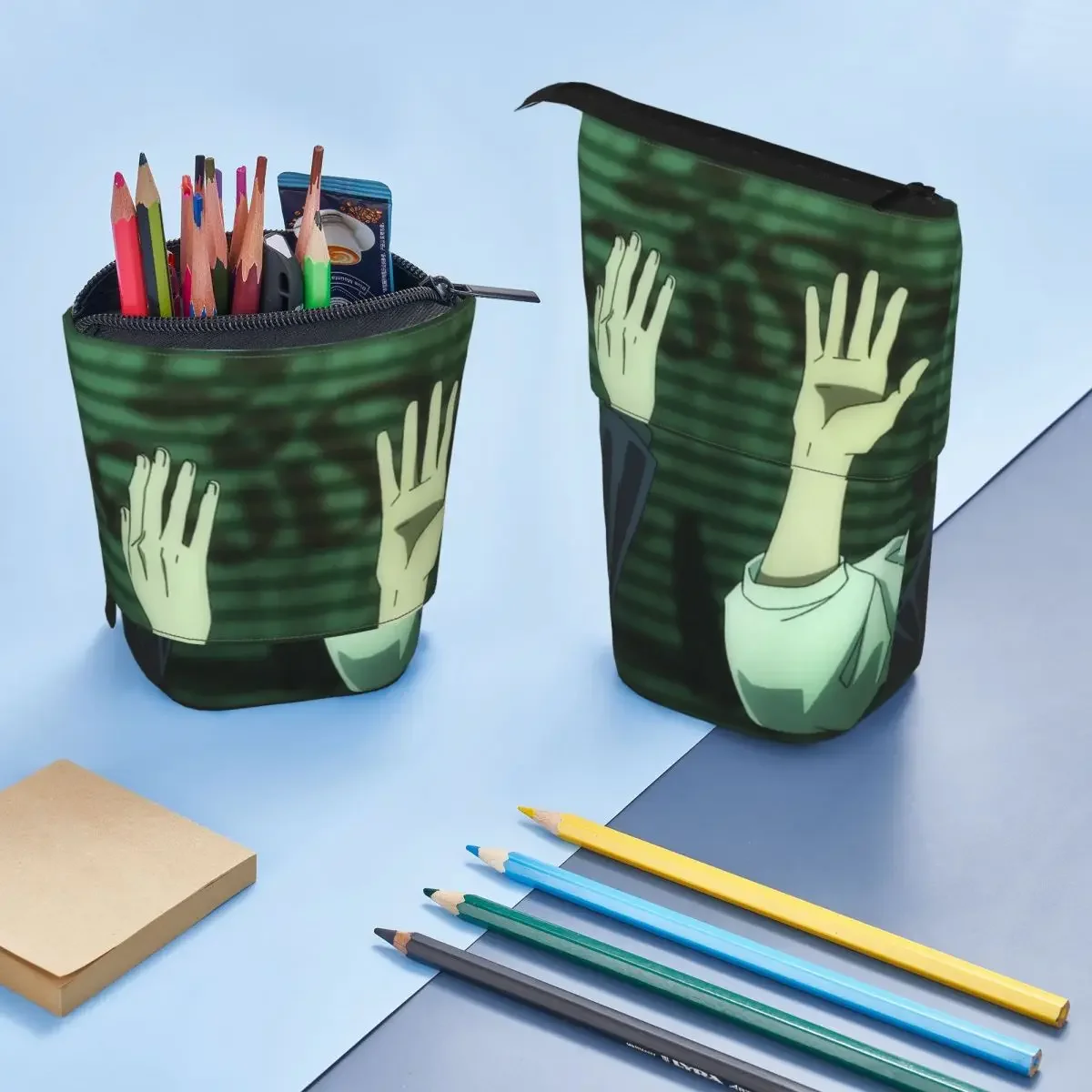 Megumi Besto Friendo Jujutsu Kaisen Sukuna Anime Wendefedermäppchen für Jungen und Mädchen, Schule, Stiftbox, Federmäppchen